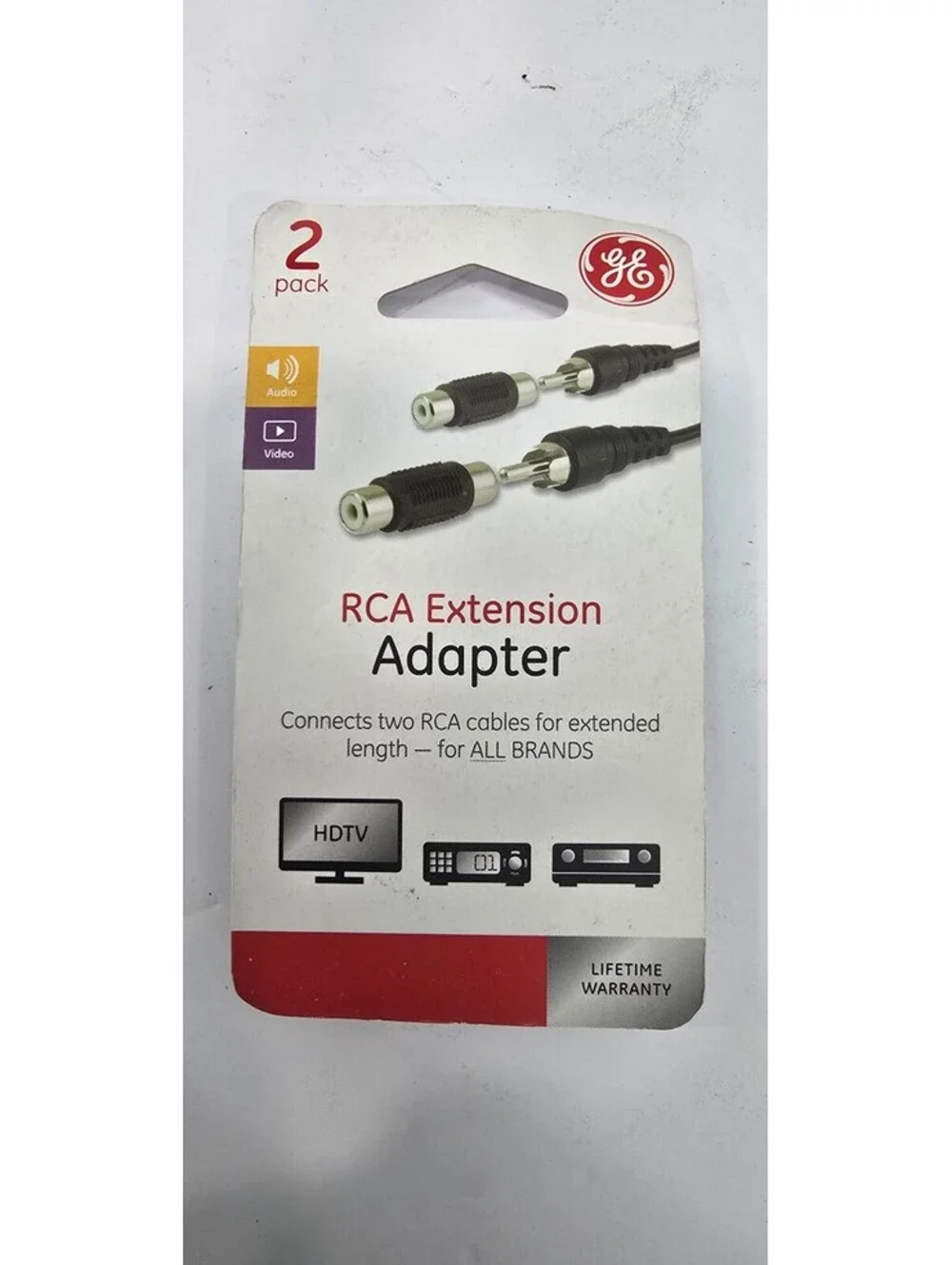 GE RCA Extension Adapter 2 Pack